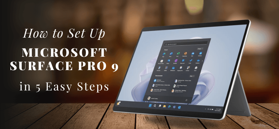 How to Set Up the Microsoft Surface Pro 9 in 5 Easy Steps image